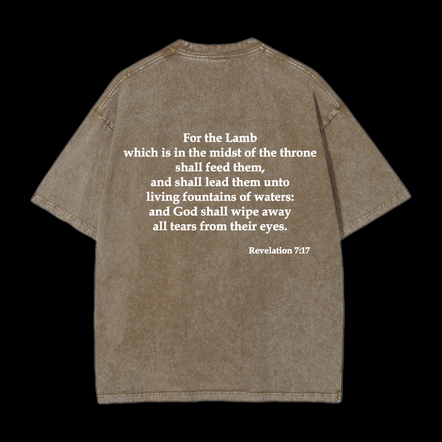 For The Lamb At The Center Washed T-Shirt