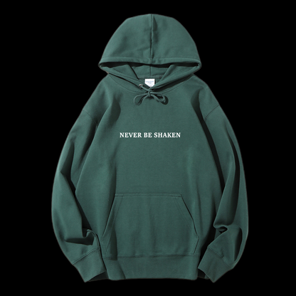 I Will Never Be Shaken Drawstring Hoodie