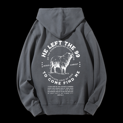 He Left The 99 Drawstring Hoodie