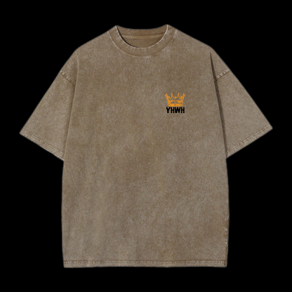 Yhwh Not My Way Washed T-Shirt