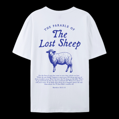 The Parable Of The Lost Sheep Cotton T-Shirt