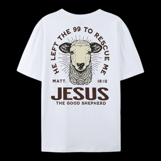 He Left The 99 To Rescue Me Cotton T-Shirt