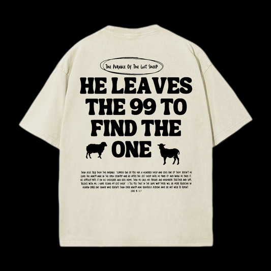 He Leaves The 99 Washed T-Shirt