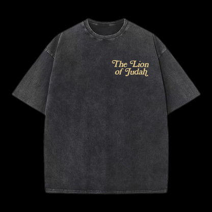 The Lion Of Judah Washed T-Shirt