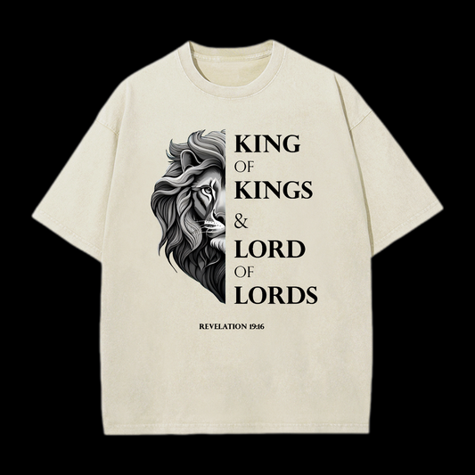 King Of Kings And Lord Of Lords Washed T-Shirt