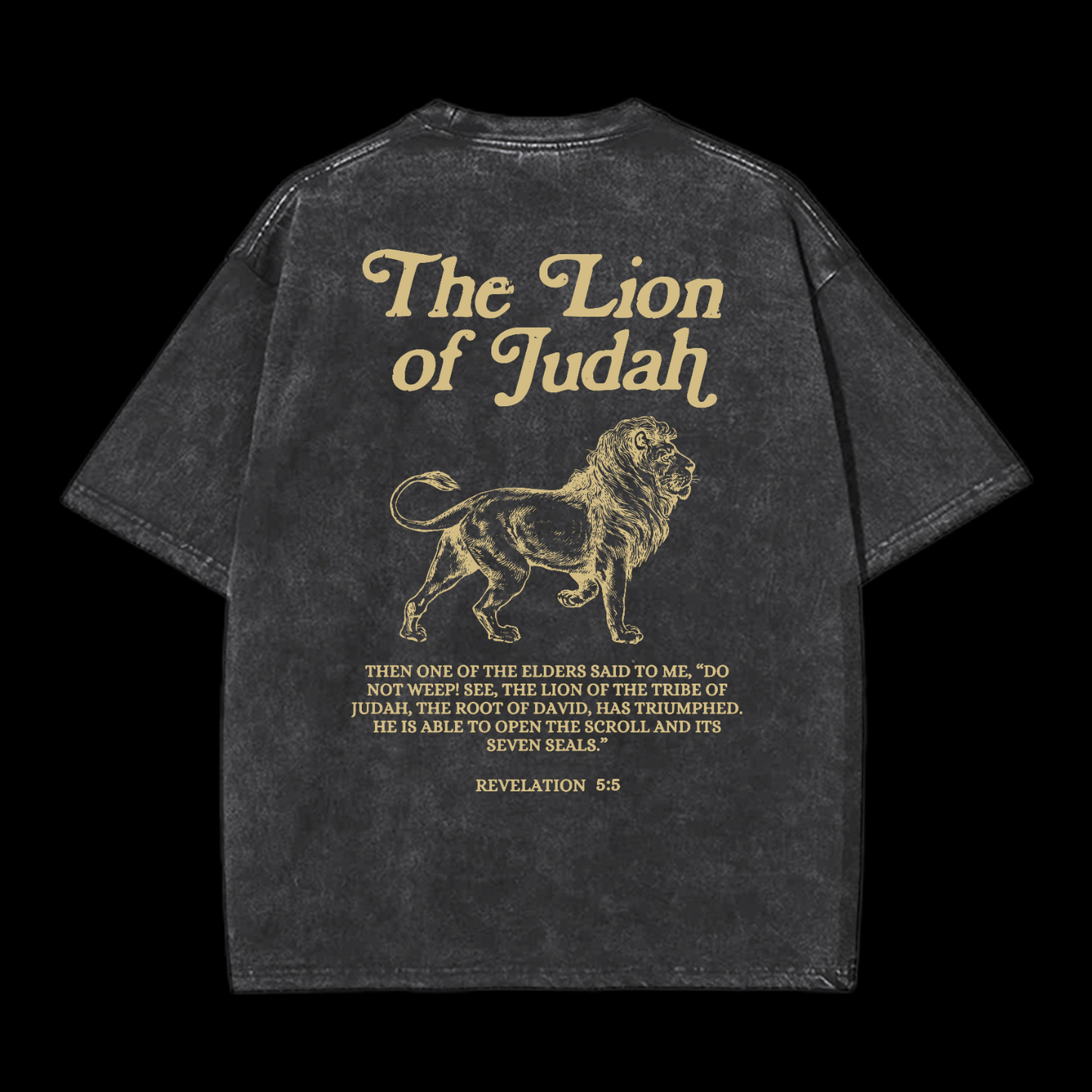 The Lion Of Judah Washed T-Shirt