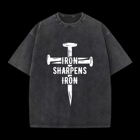 Iron Sharpens Iron Washed T-Shirt