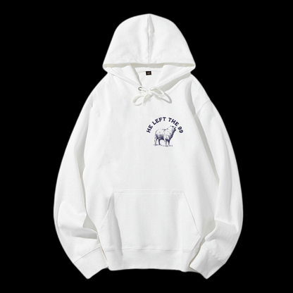 He Left The 99 Drawstring Hoodie