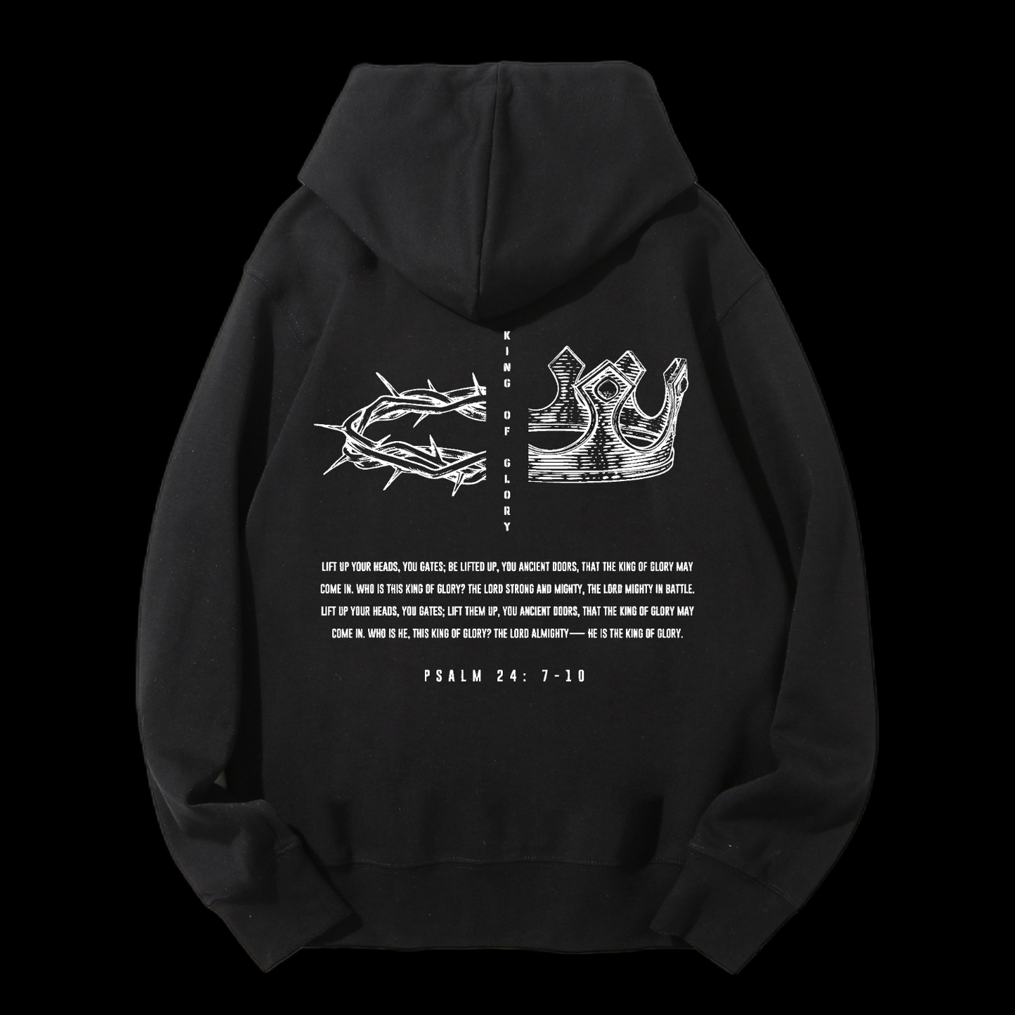 King Of Glory Drawstring Hoodie