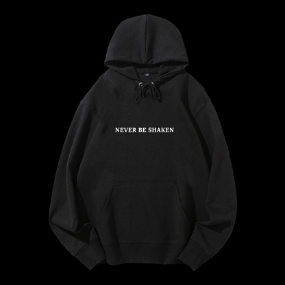 I Will Never Be Shaken Drawstring Hoodie
