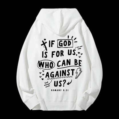 If God Is For Us Drawstring Hoodie