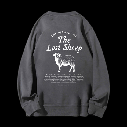 The Parable Of The Lost Sheep Crewneck Sweatshirt