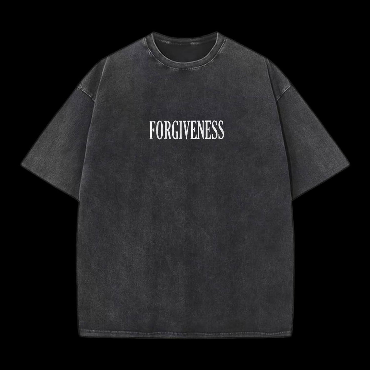 Forgiveness Washed Distressed Short Sleeve T-Shirt