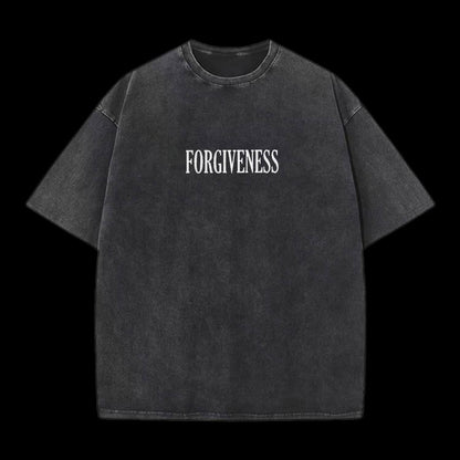 Forgiveness Washed Distressed Short Sleeve T-Shirt