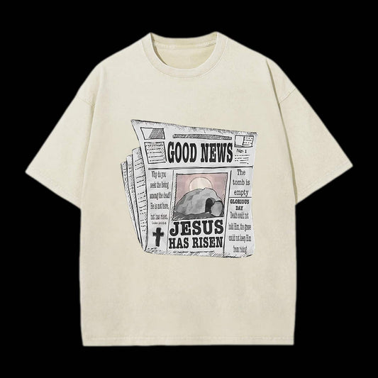 Good News Christian Washed T-Shirt