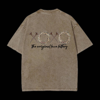 XOXO Original Love Letters Christian Washed T-Shirt