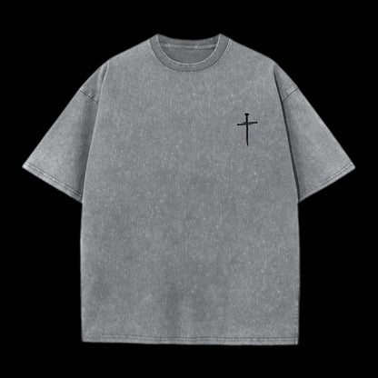 God Over All Things Washed Distressed Tee