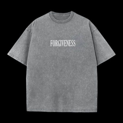Forgiveness Washed Distressed Short Sleeve T-Shirt