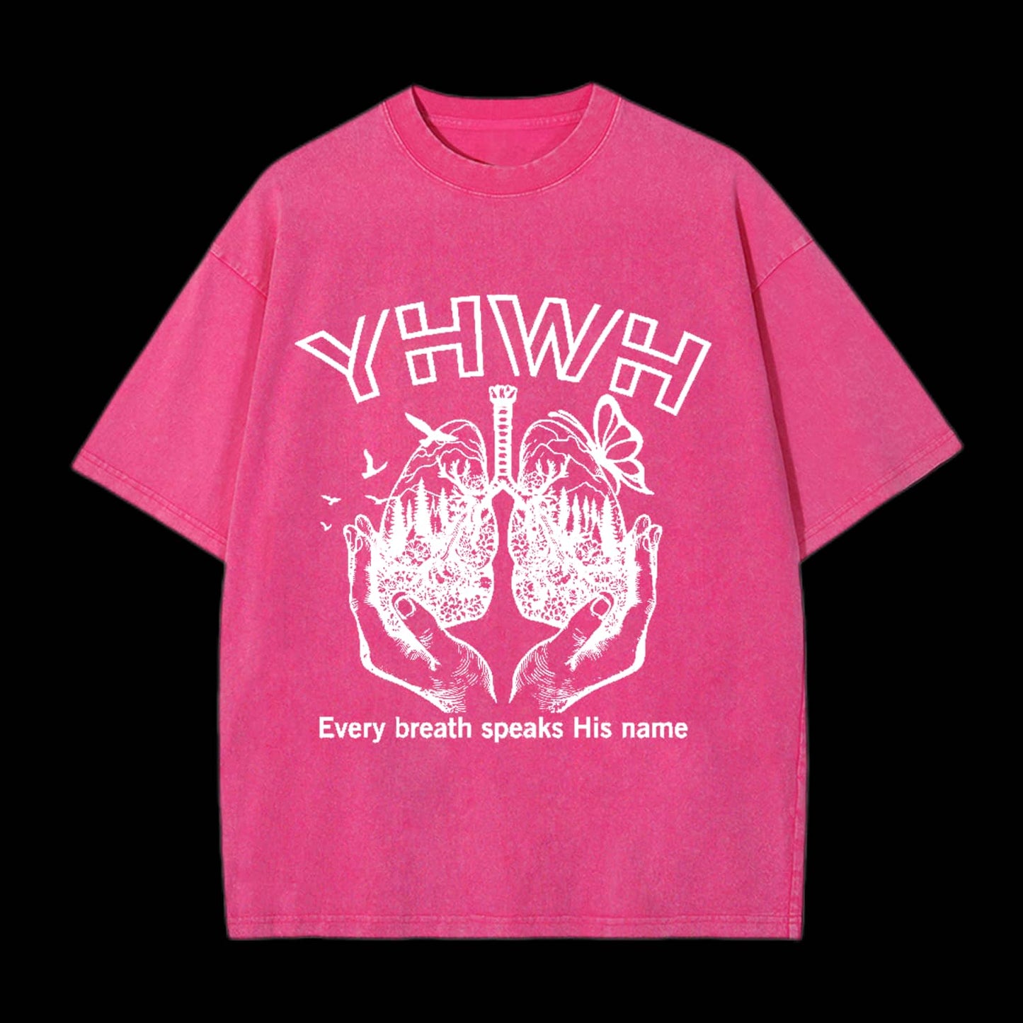 YHWH EVERY BREATH SPEAKS HIS NAME CHRISTIAN TEE