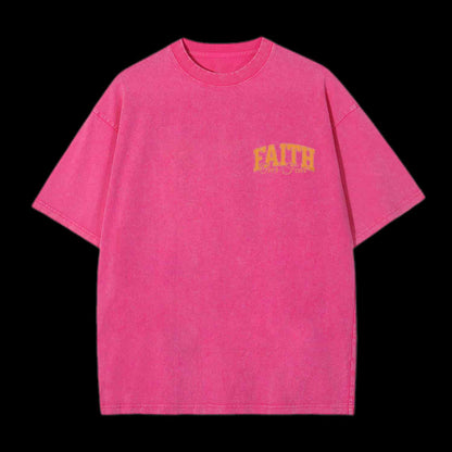 FAITH OVER FEAR TRUST THAT GOD CHRISTIAN TEE