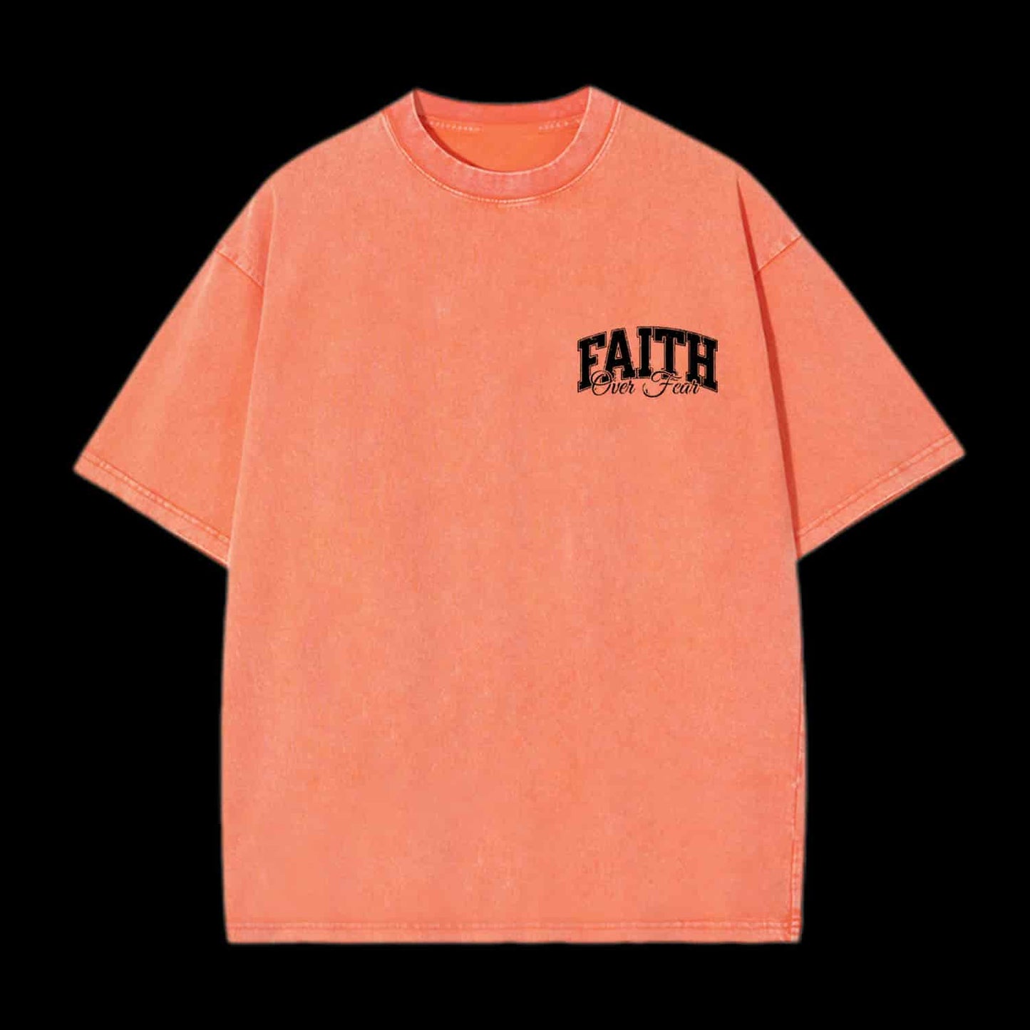 FAITH OVER FEAR TRUST THAT GOD CHRISTIAN TEE