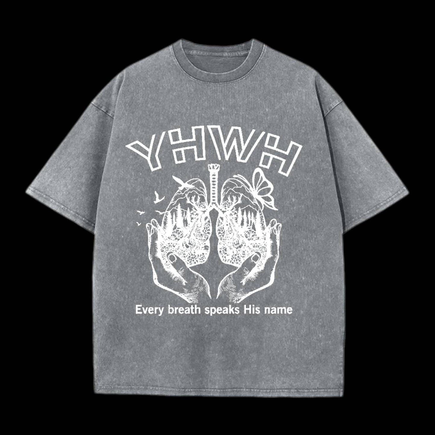 YHWH EVERY BREATH SPEAKS HIS NAME CHRISTIAN TEE
