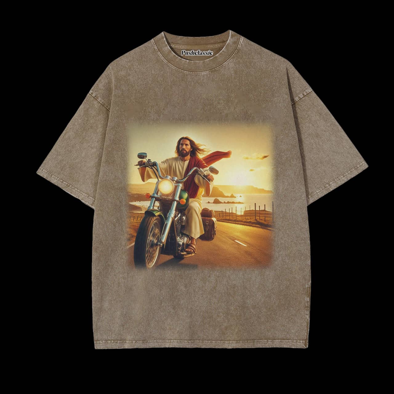 THE JESUS CHRISTIAN WASHED T-SHIRT