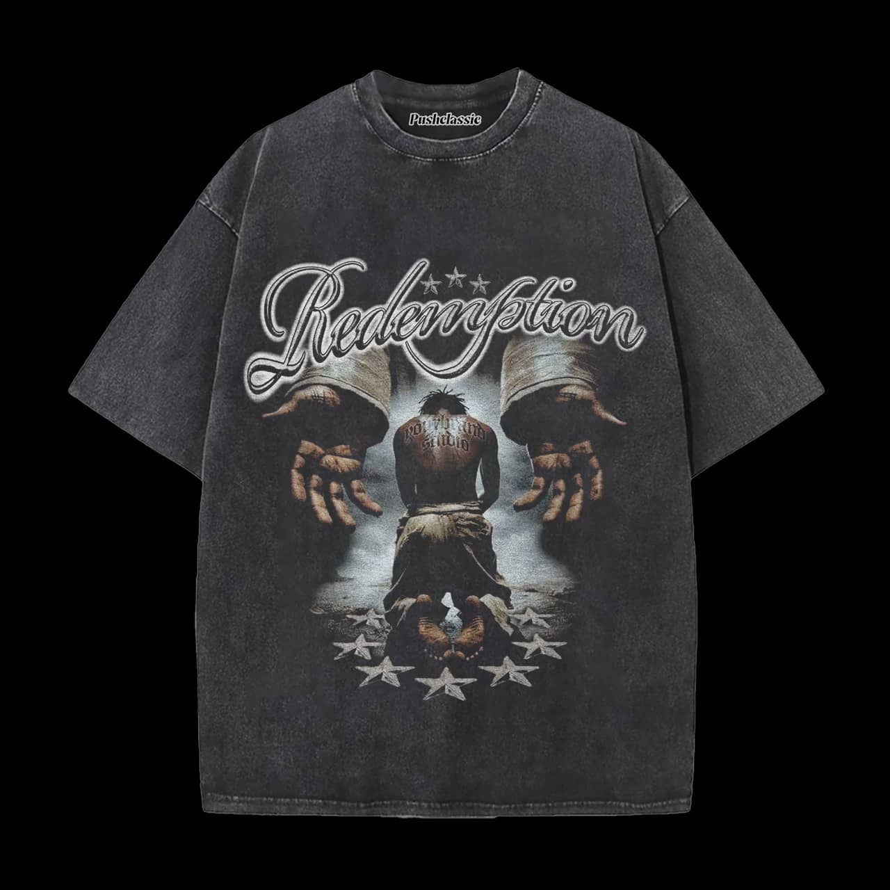 THE JESUS REDEMPTION WASHED T-SHIRT