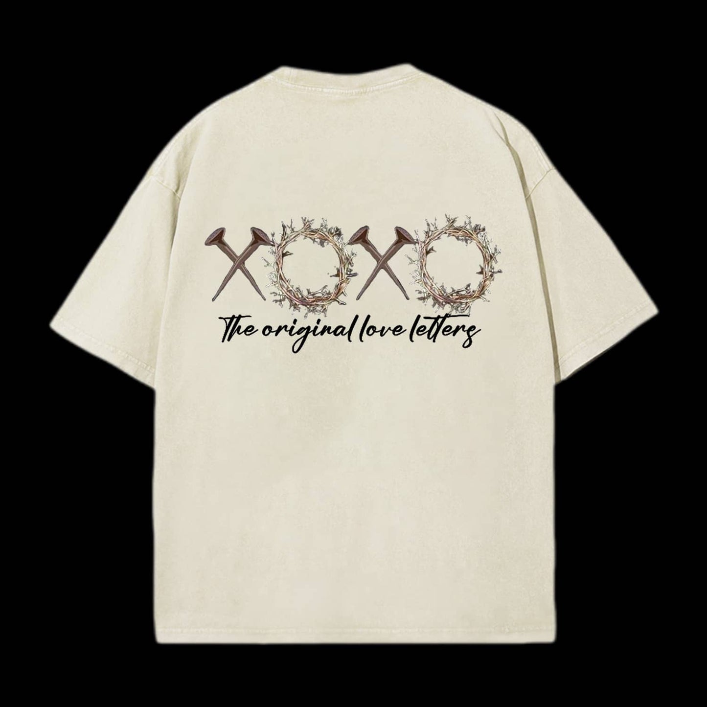XOXO Original Love Letters Christian Washed T-Shirt