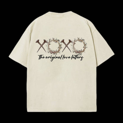 XOXO Original Love Letters Christian Washed T-Shirt