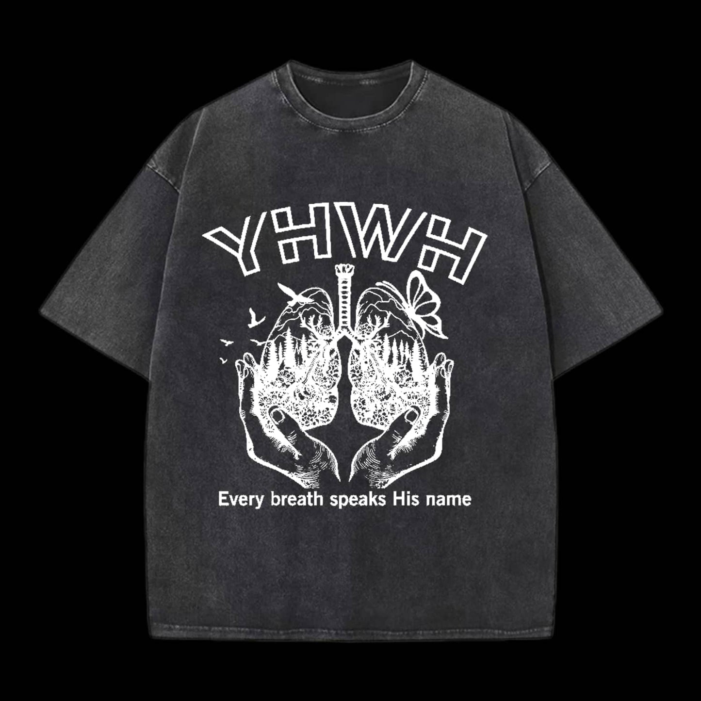 YHWH EVERY BREATH SPEAKS HIS NAME CHRISTIAN TEE
