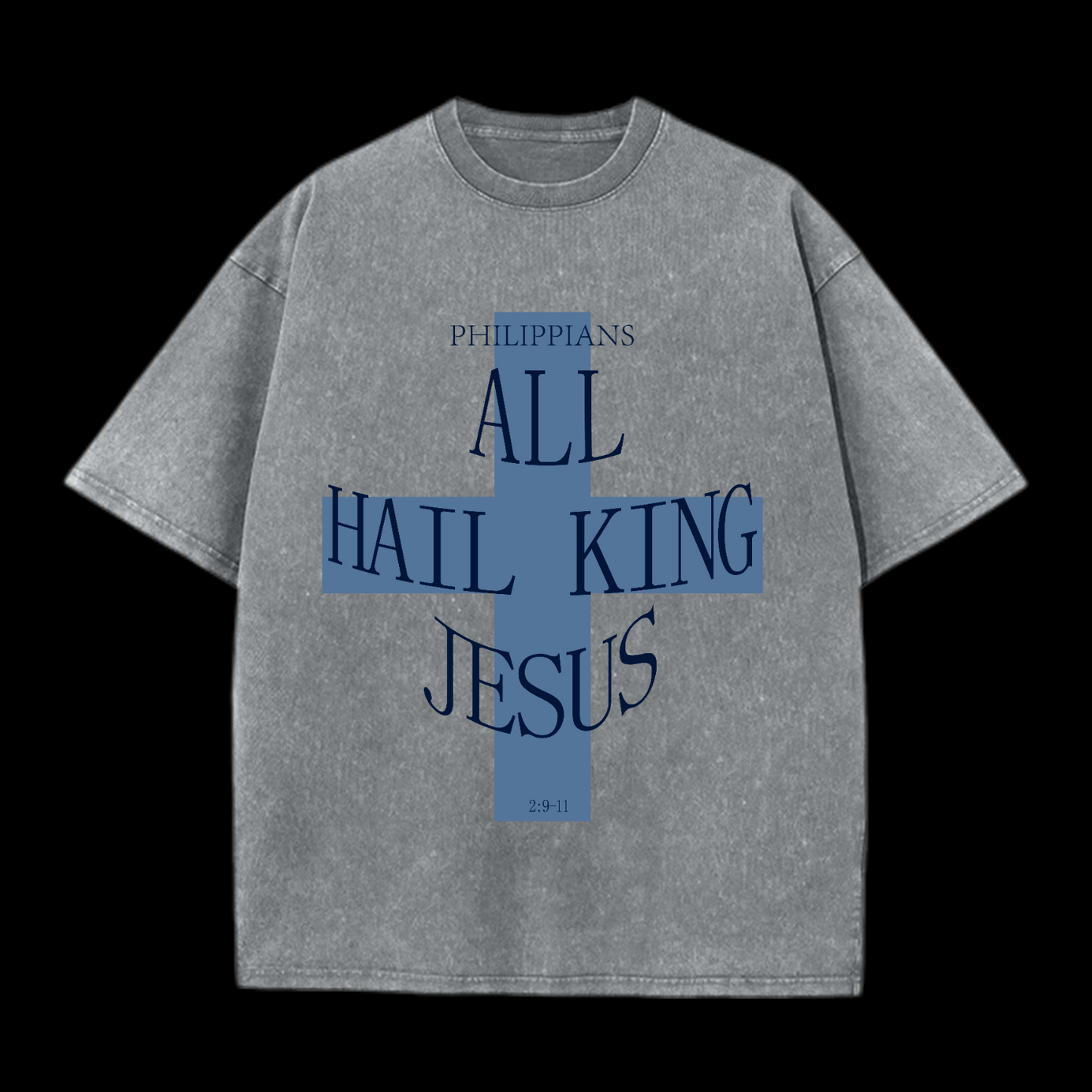 All Half King Jesus Washed T-Shirt