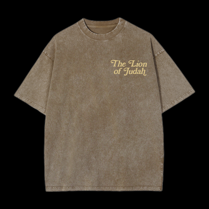 The Lion Of Judah Washed T-Shirt