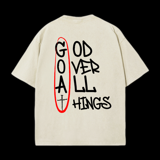 God Over All Washed T-Shirt