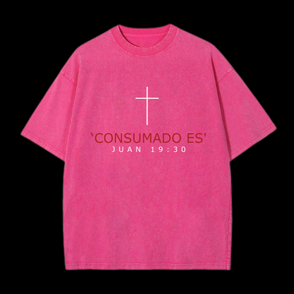 Juan 19:30 Washed T-Shirt