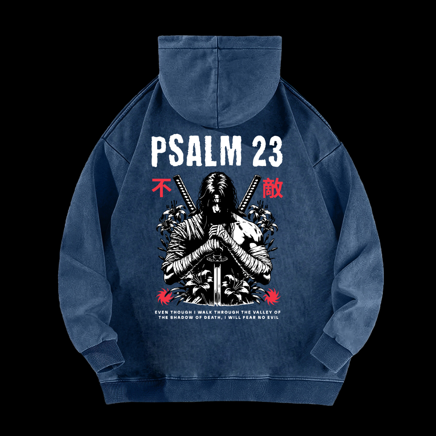 Fear No Evil  Washed Hoodie
