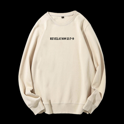 Revelation 12:7-9 Crewneck Sweatshirt