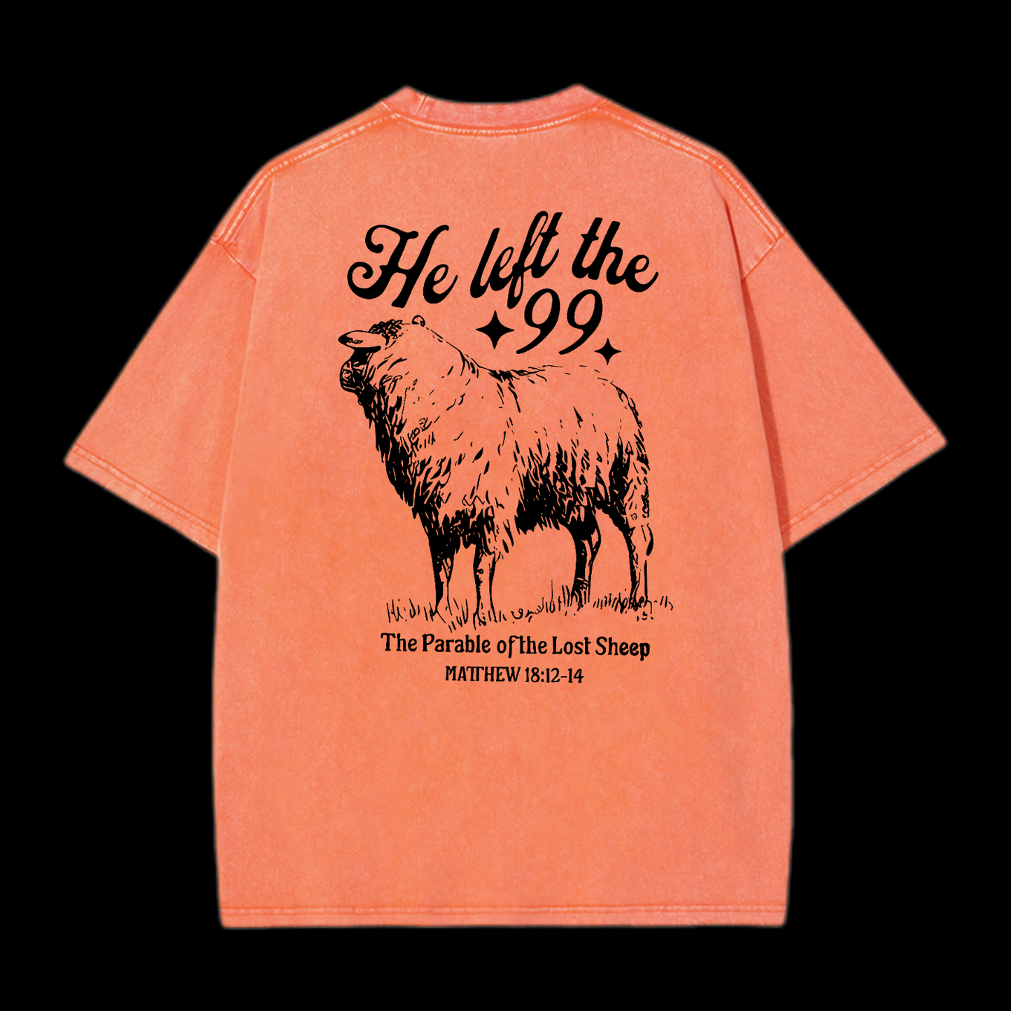 He Left The 99 Washed T-Shirt