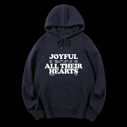 Joyful All Their Hearts Drawstring Hoodie
