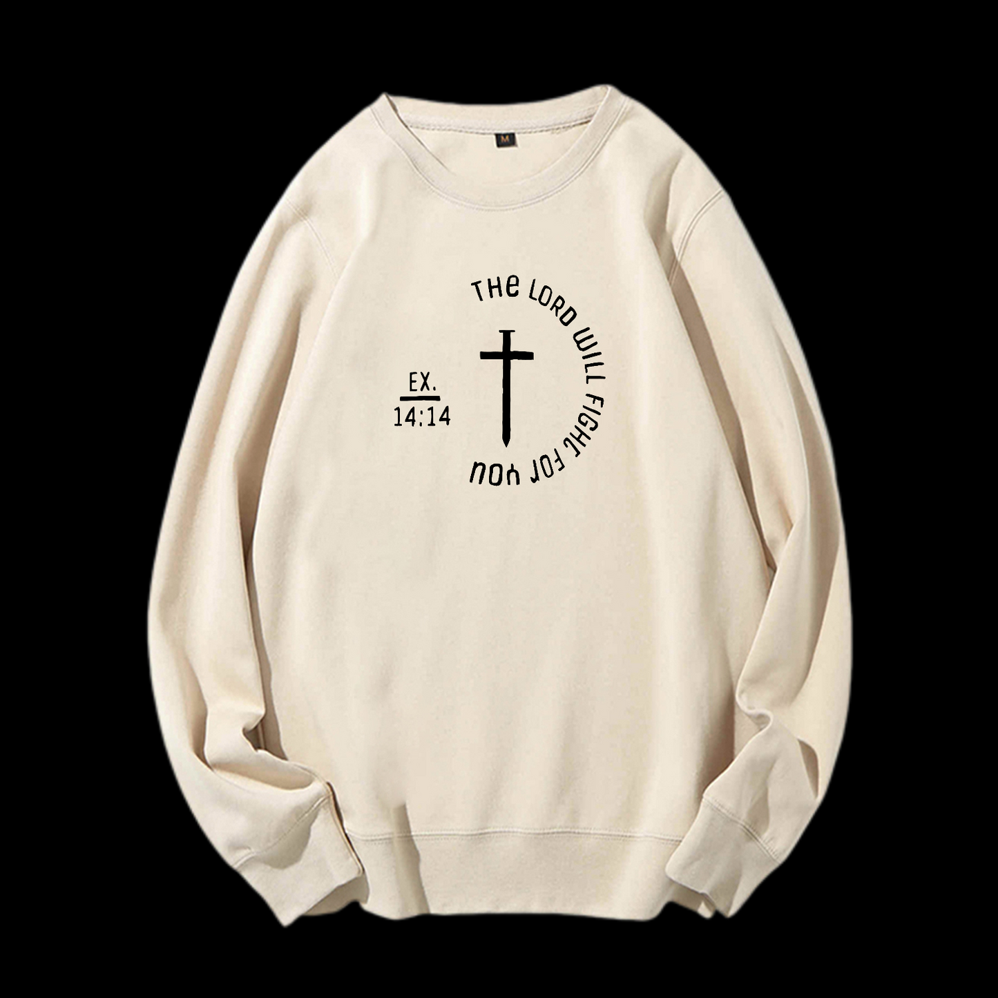 The Lord Will Fight Crewneck Sweatshirt