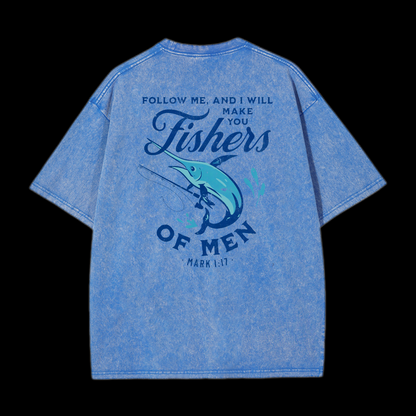 Fishers Of Men Washed T-Shirt