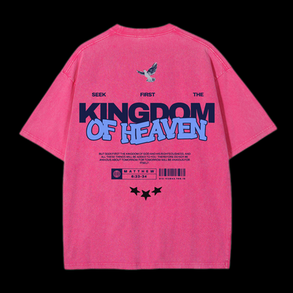 Seek First The Kingdom Of Heaven Washed T-Shirt