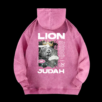 Lion Of Judan Washed Hoodie