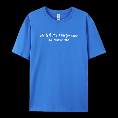 The Parable Of The Lost Sheep Cotton T-Shirt