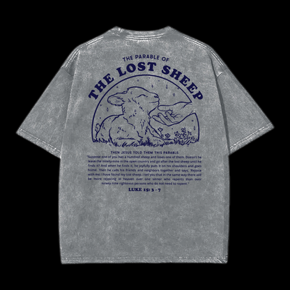 The Parable Of The Lost Sheep Washed T-Shirt