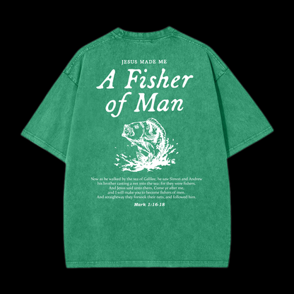 A Fisher Of Man Washed T-Shirt