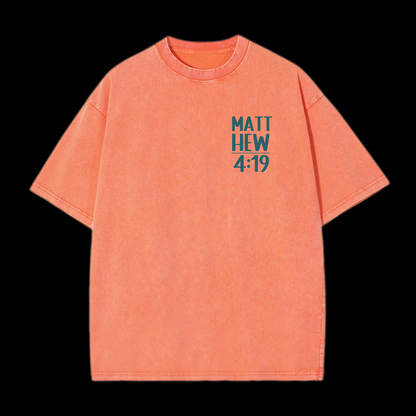 Fishers Of Men Washed T-Shirt