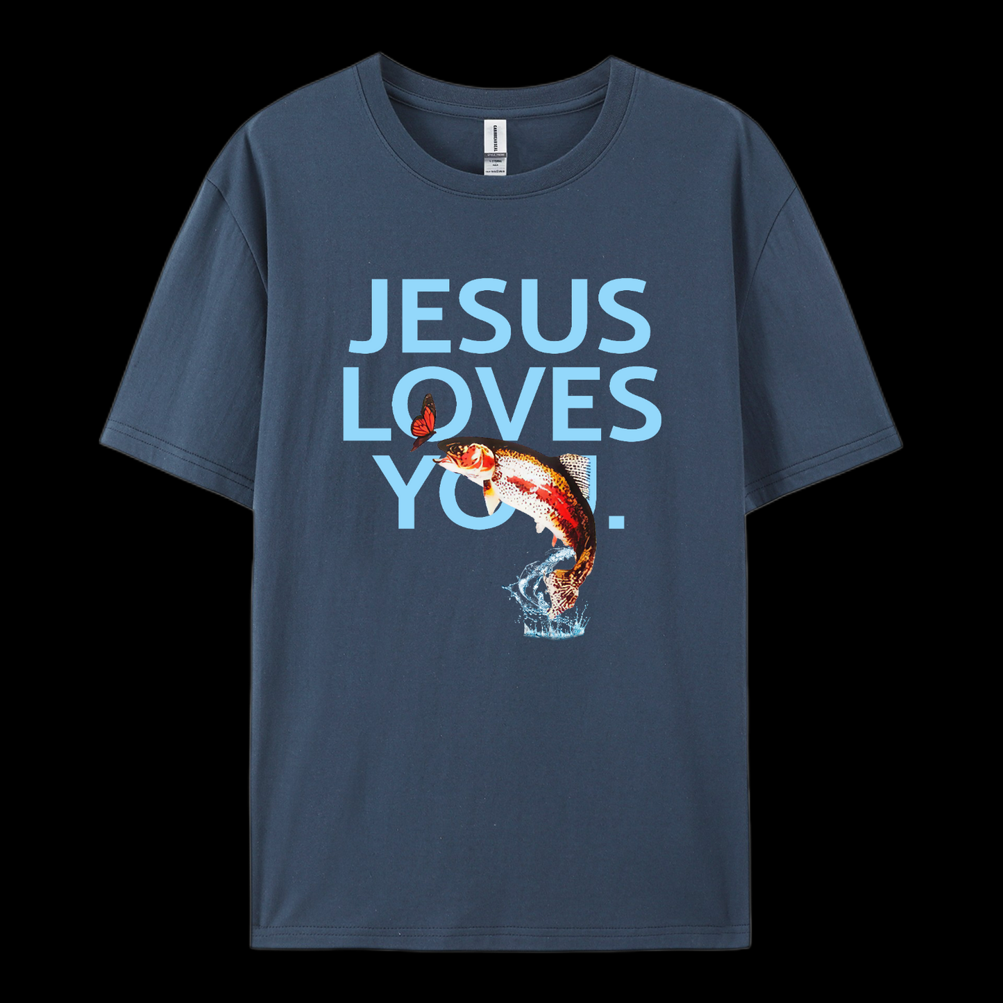 Jesus Loves You Cotton T-Shirt