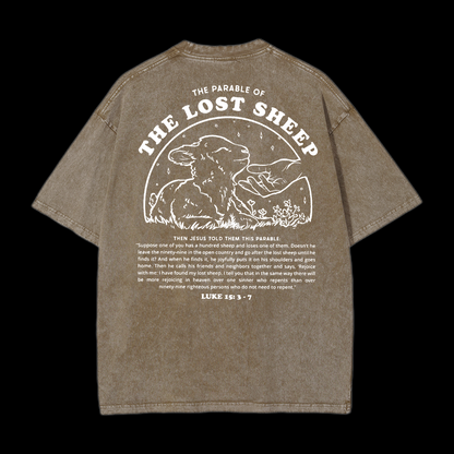 The Parable Of The Lost Sheep Washed T-Shirt