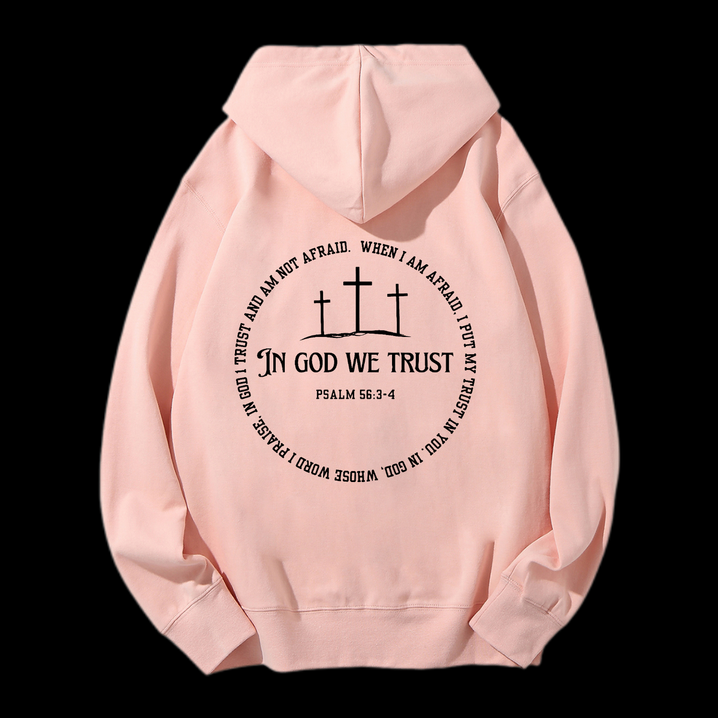 In God We Trust Drawstring Hoodie